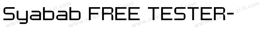 Syabab FREE TESTER字体转换